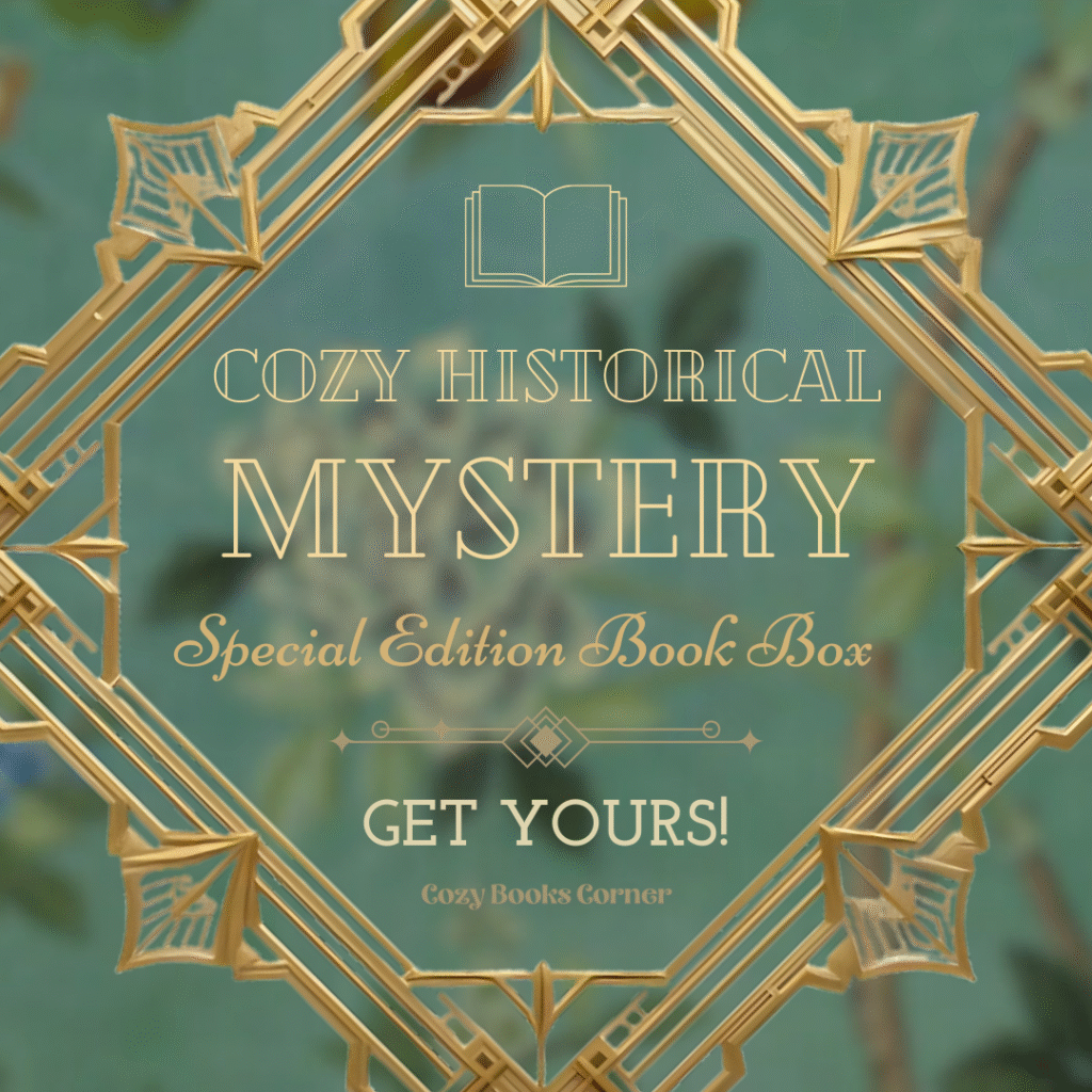 Green art deco backdrop image with overlaid ad text