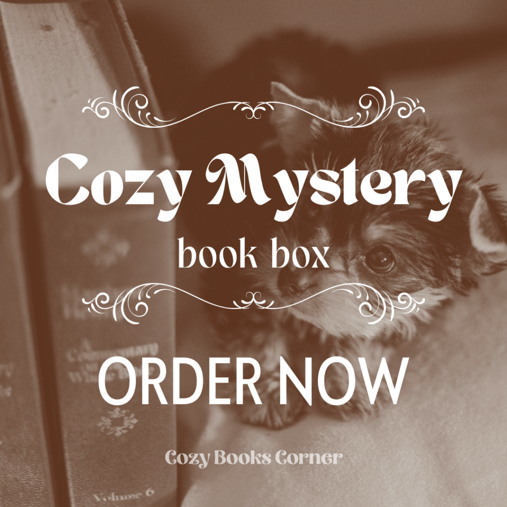 Vintage filter on puppy next to a shelf of books